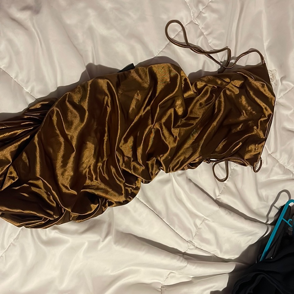 Mocha mini dress
